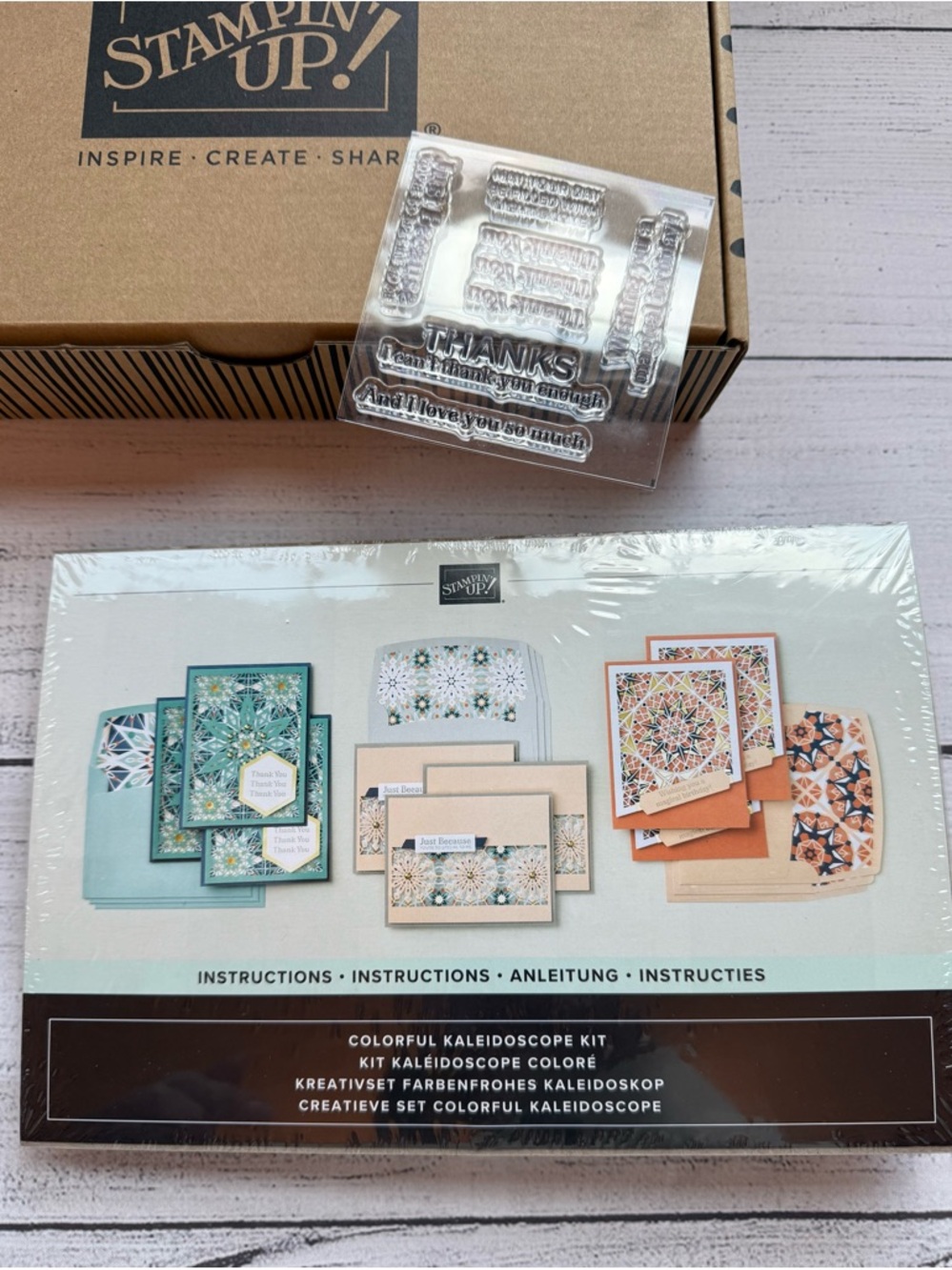 Stampin Up Colorful Kaleidoscope Card Kit New!